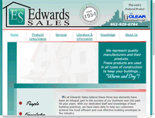 Tablet Screenshot of edwardssales.com